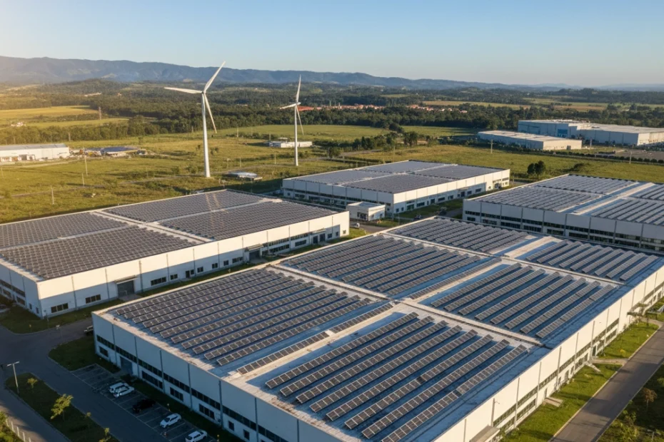 Beneficios de los paneles solares en empresas